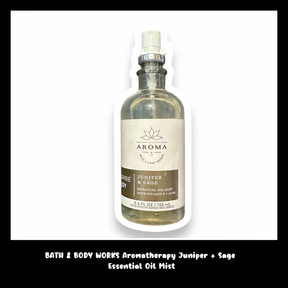 BATH & BODY WORKS Juniper + Sage 5.3 Fluid Ounces Essential Oil Mist